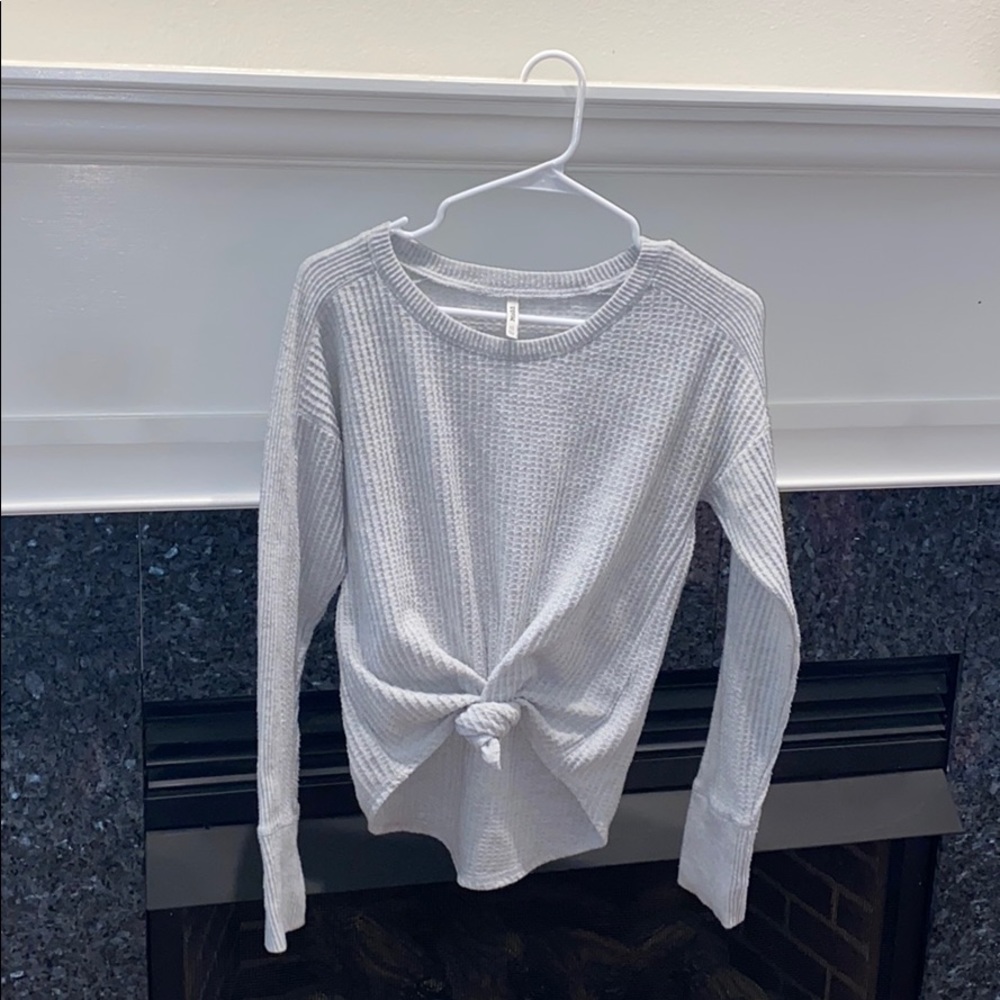 Mudd waffle sweater